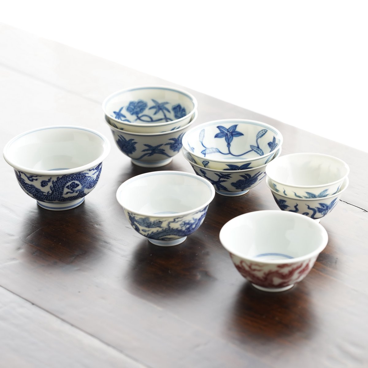 青花龍紋圧手杯 PF227 | Looking For 物色