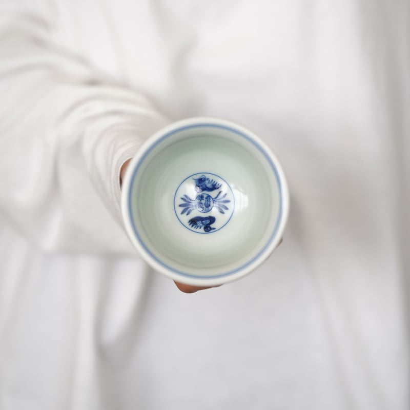 明永楽款青花圧手杯 PC003 | Looking For 物色