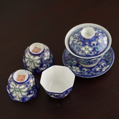 仿古三才蓋碗 PA062
