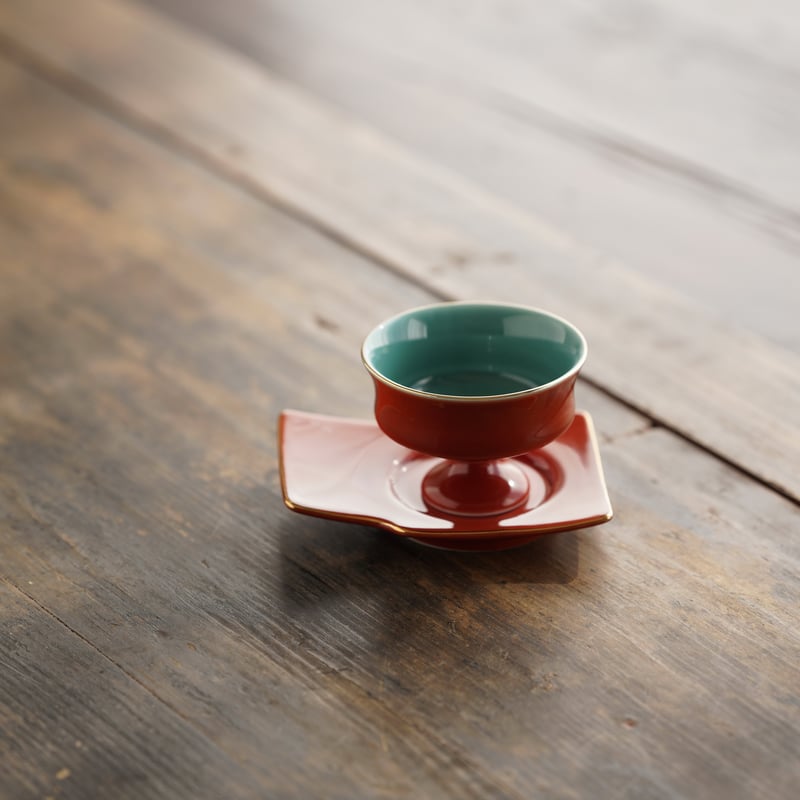 朱釉茶托 PB187 | Looking For 物色
