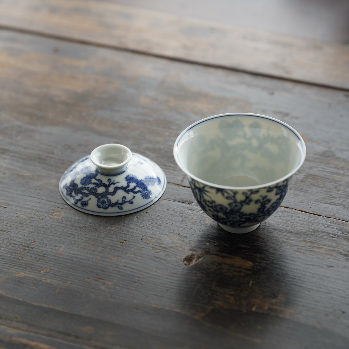 青花松竹梅二才蓋碗 PF239 | Looking For 物色