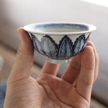 元青花芭蕉紋杯 PF216