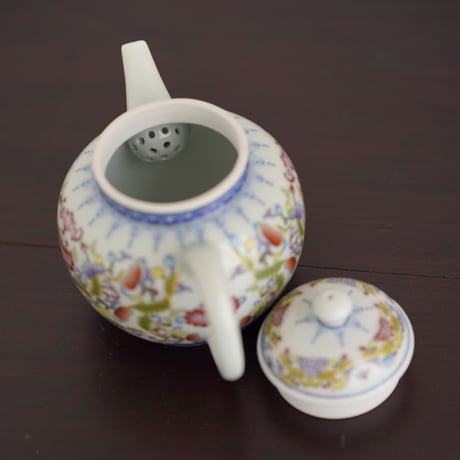 仿琺瑯彩茶壺 PH014