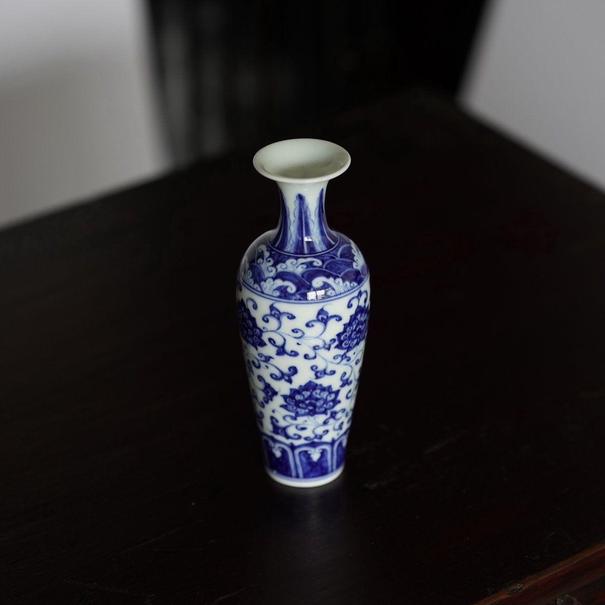 青花纏枝蓮紋花瓶 PF174 | Looking For 物色