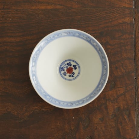 釉里紅魚藻紋茶杯 PF145