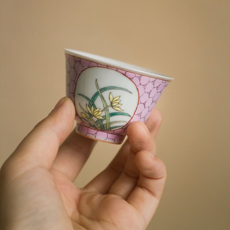 開窓氷裂蘭紋茶杯 PA015 | Looking For 物色