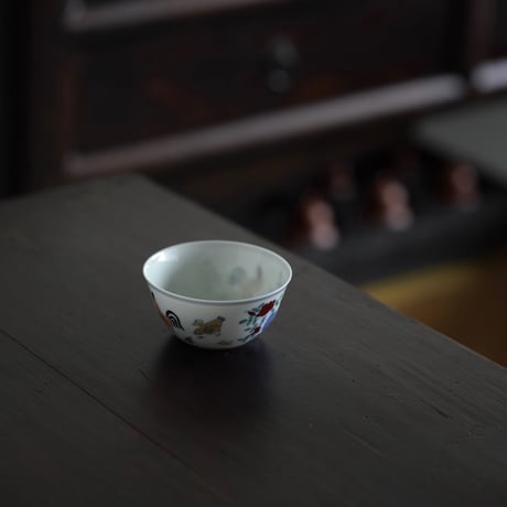 明成化斗彩鶏缸杯 PF176