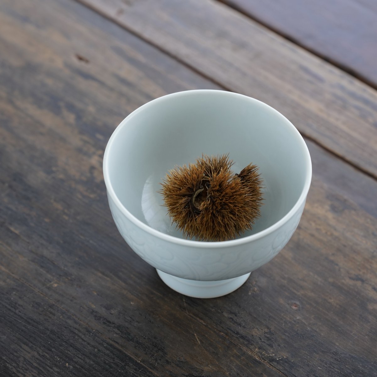 青白磁高足碗（欠陥品） PW022-S | Looking For 物色