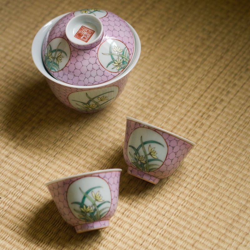 開窓氷裂蘭紋茶杯 PA015 | Looking For 物色