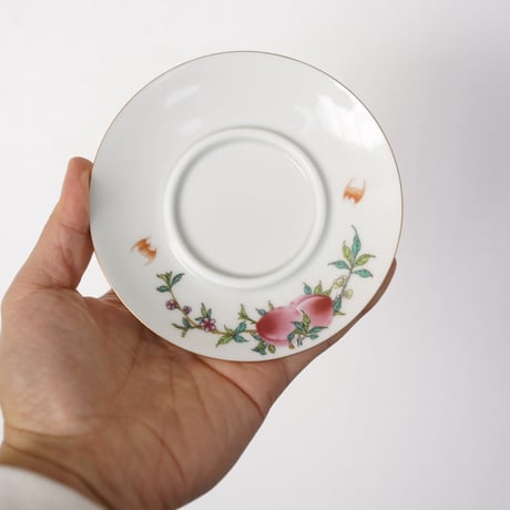 仿粉彩三才蓋碗 PH010