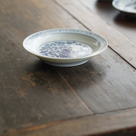 青花松竹梅紋皿 PF223