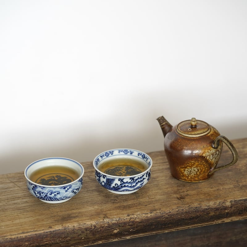 青花龍鳳紋茶杯 PF244 | Looking For 物色