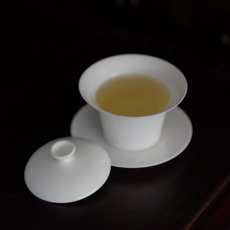 甜白釉蓋碗 PB127