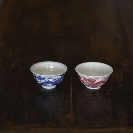 青花龍紋茶杯 PF225