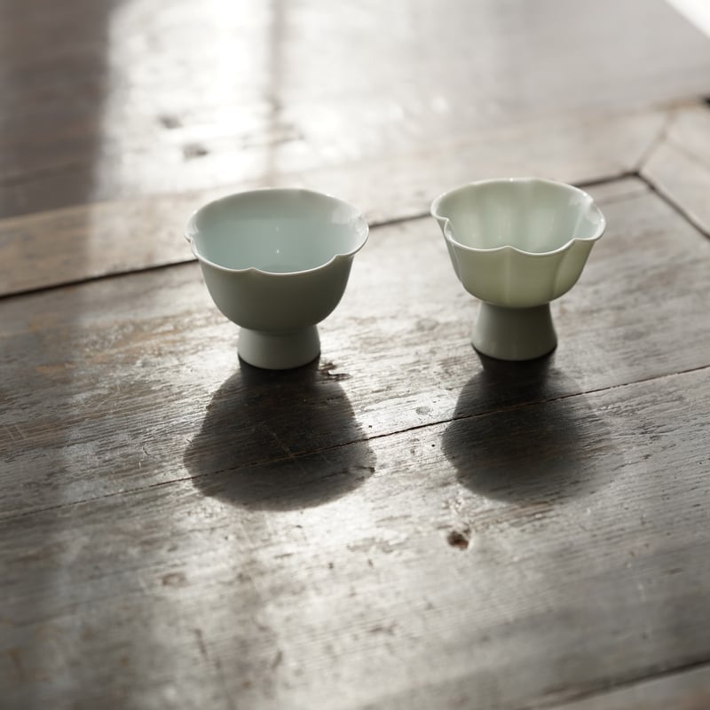 青白磁花口茶杯 PF263 | Looking For 物色