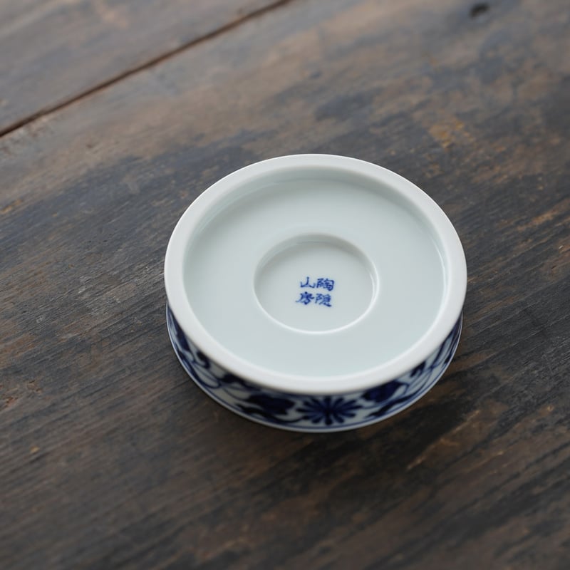 青花松竹梅蓋置 PF242 | Looking For 物色