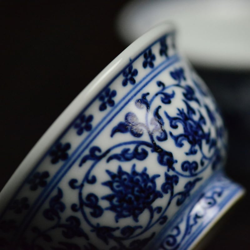 明永楽款青花圧手杯 PC003 | Looking For 物色