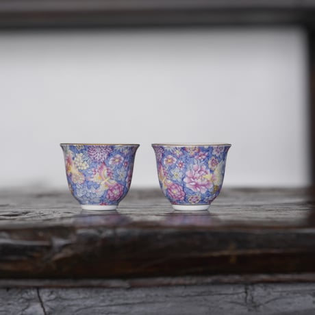 仿琺瑯彩茶器セット PH018