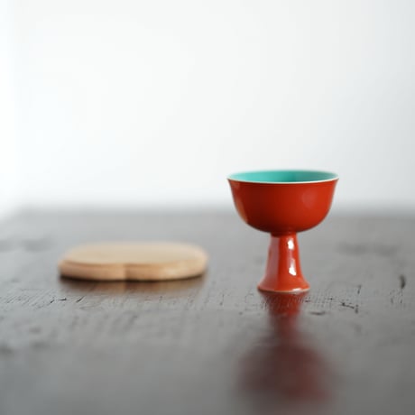 色釉高足杯 PB033