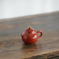 朱釉茶壺 PB157