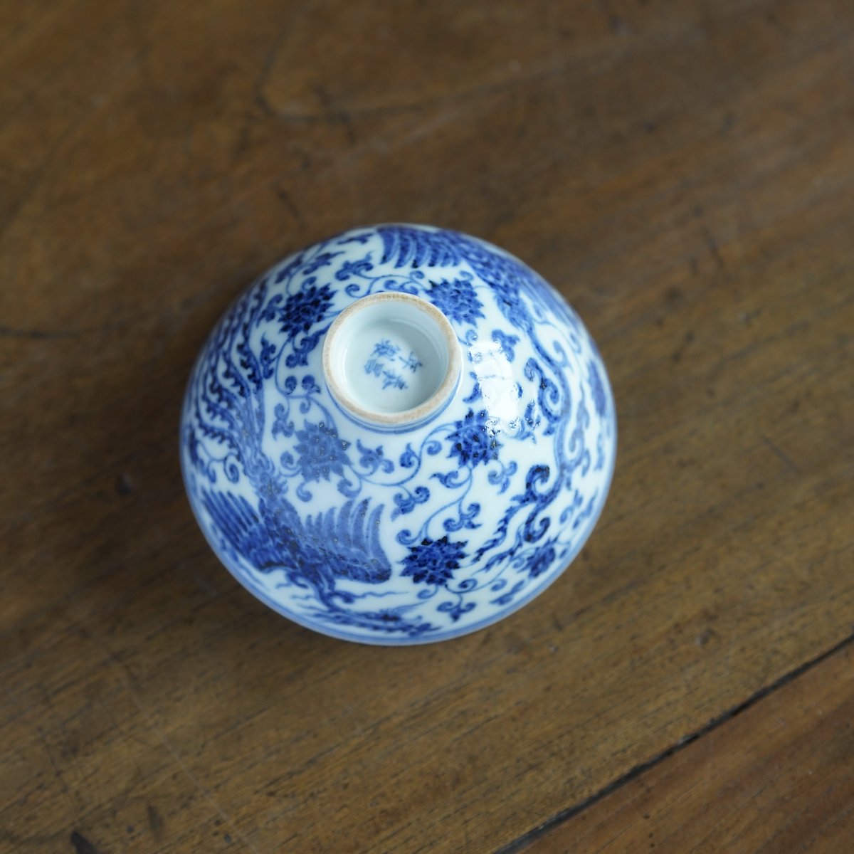 青花鳳紋鶏心杯 PF161 | Looking For 物色