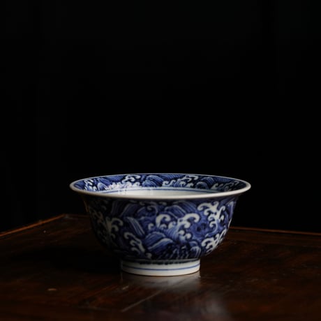 宣德海水江崖紋碗 PC107