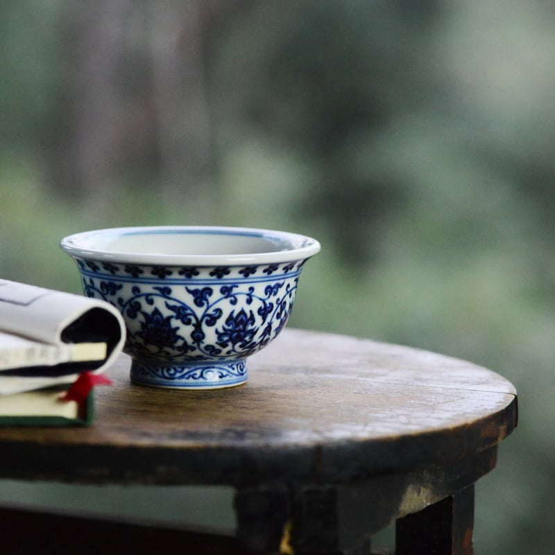 明永楽款青花圧手杯 PC003 | Looking For 物色