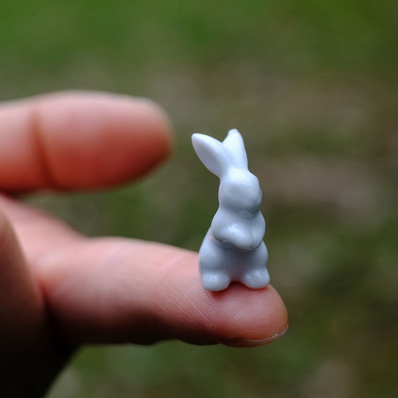 青白磁うさぎ PW039 | Looking For 物色