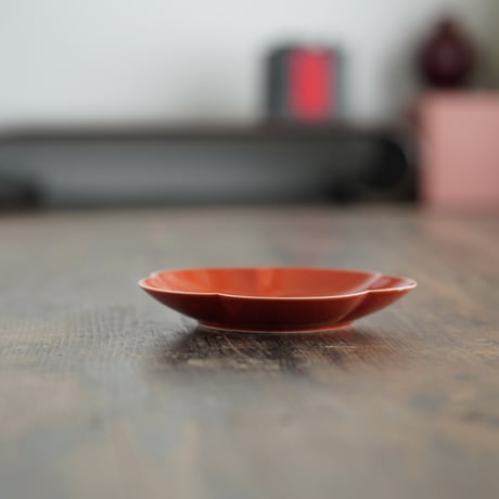 朱釉茶托 PB178