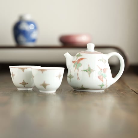 五彩茶壺 PA028