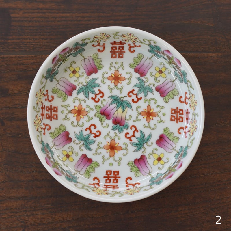 粉彩仿古お皿 PA063 | Looking For 物色