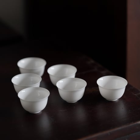 甜白釉茶杯 PB012