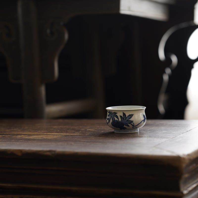 青花瓜果文茶杯 PF229 | Looking For 物色