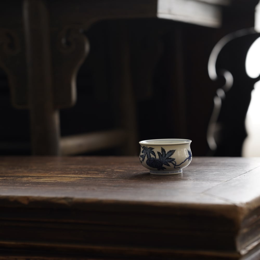 青花瓜果文茶杯 PF229 | Looking For 物色