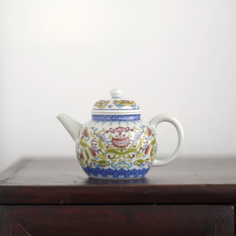 仿琺瑯彩茶壺 PH014