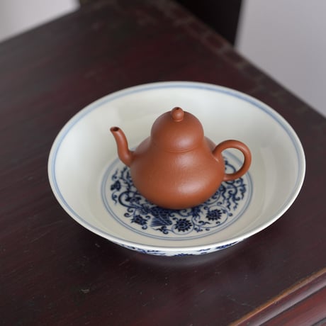 青花双鳳紋皿 PF165