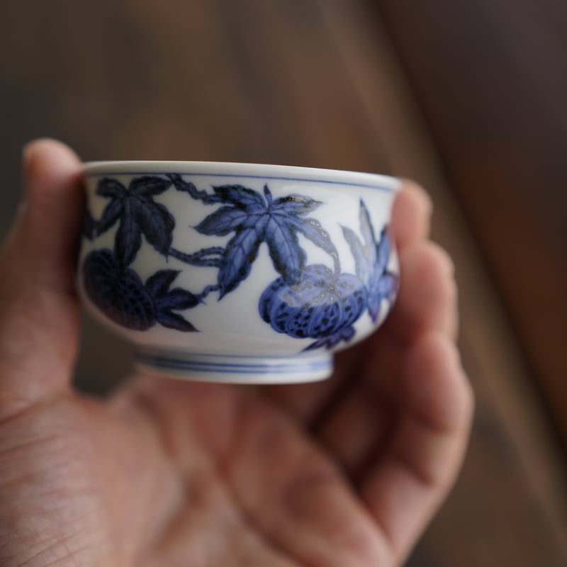 青花瓜果文茶杯 PF229 | Looking For 物色