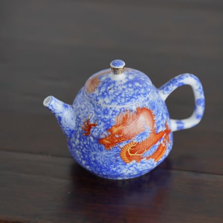 仿琺瑯彩茶壺茶杯セット PH020