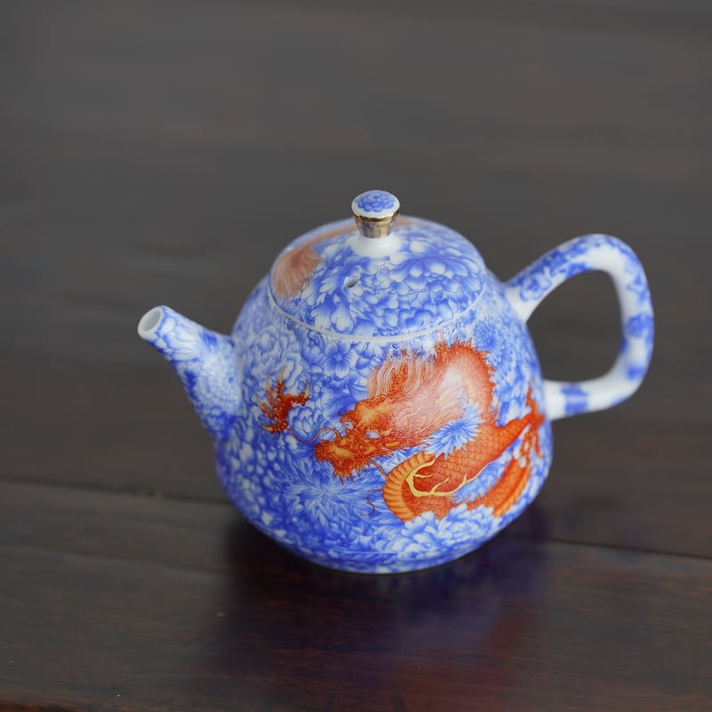 仿琺瑯彩茶壺茶杯セット PH020 | Looking For 物色