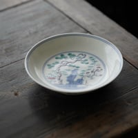 中国　清時代　青華纏枝蓮紋巻缸　木箱入　送料込み0817 景徳鎮 青花纏枝花卉紋六連瓶 【一品物】 - 書道用具専門店 西本