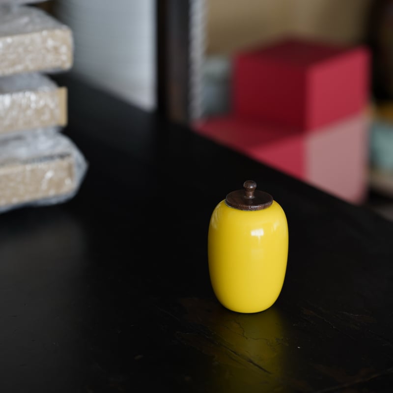 時代　黄釉小杯2点　茶器　送料込み0530 時代 黄釉小杯2点 茶器 送料込み0530 時代 黄釉小杯2点 茶器