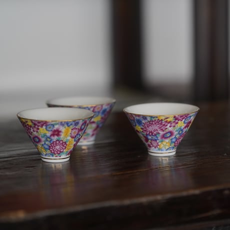 仿琺瑯彩茶杯 PH019