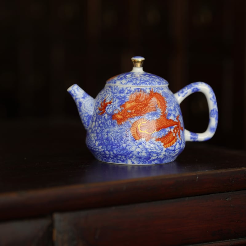 ☆茶壺 仿琺瑯彩茶壺茶杯セット PH020 | Looking For 物色