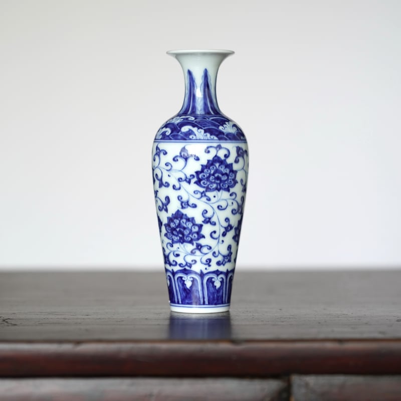 青花纏枝蓮紋花瓶 PF174 | Looking For 物色