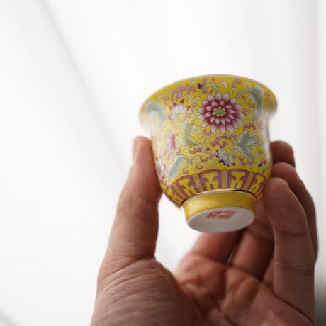 仿琺瑯彩茶杯 PH002
