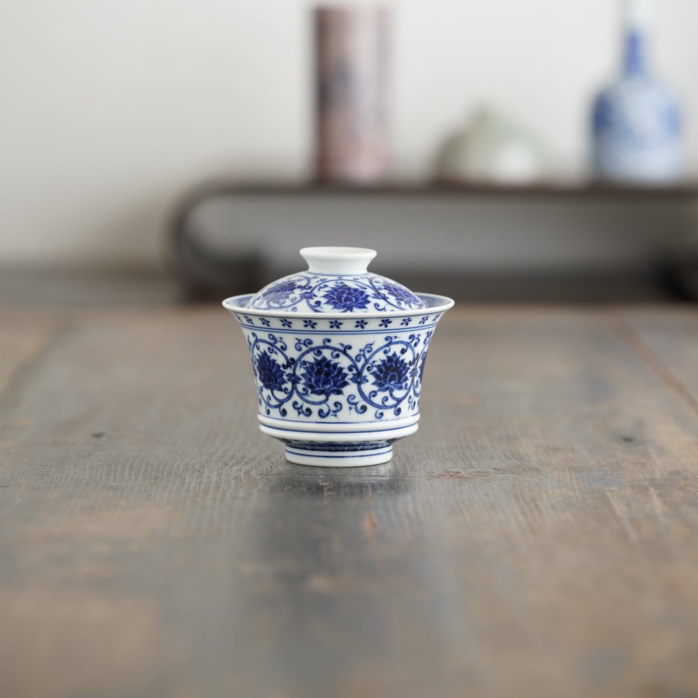 缠枝蓮紋二才蓋碗 PF233 | Looking For 物色