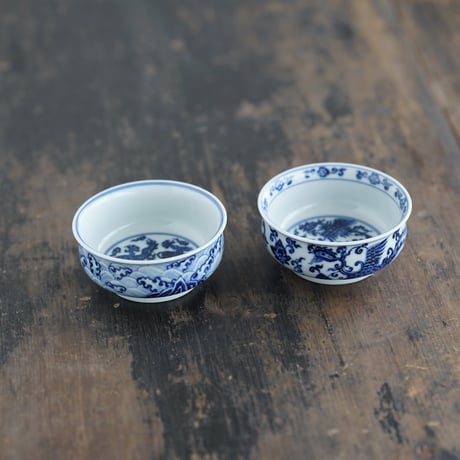 青花龍鳳紋茶杯 PF244