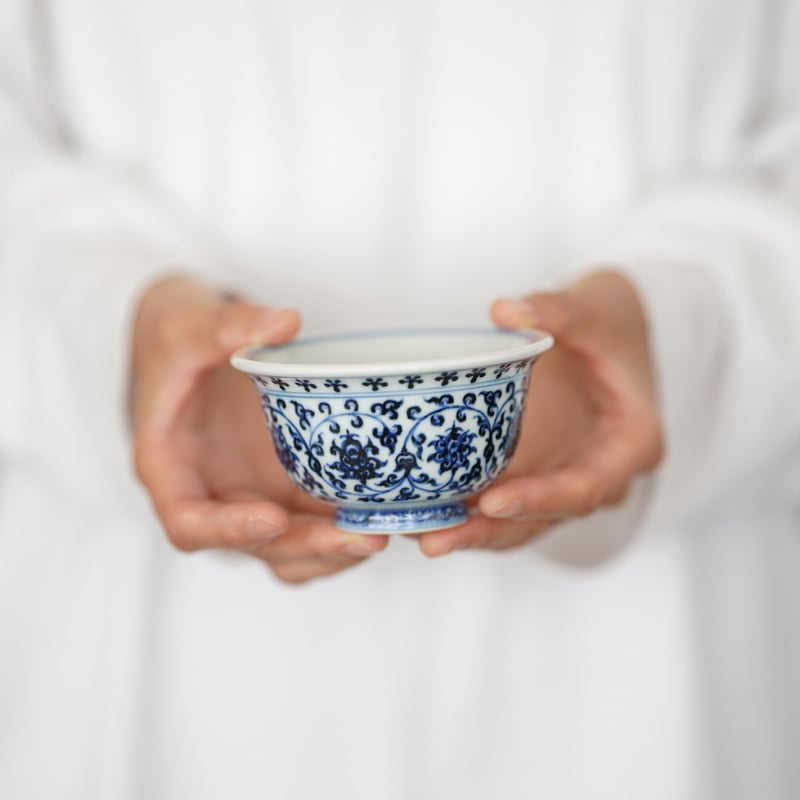明永楽款青花圧手杯 PC003 | Looking For 物色
