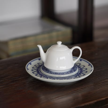 青花宝相紋皿 PF104