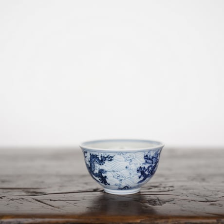 江崖海水龍紋茶杯 PC137